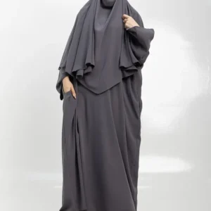 Khimar Abaya - Grey